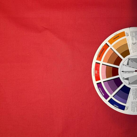 Premium Quilt Solid Cotton Fabric in Rococco Red - 1 Yard - Picture 2 of 3